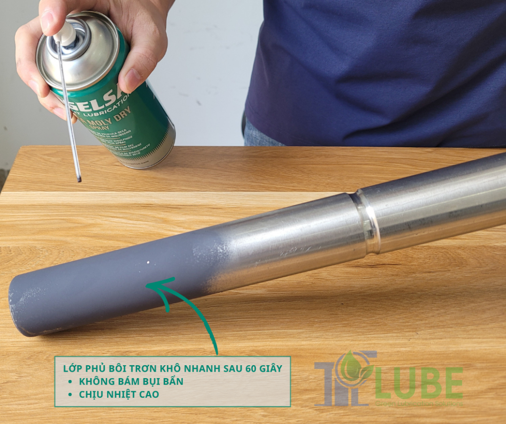 Bình xịt bôi trơn khô chống bám bụi, chống kẹt ultra moly dry spray