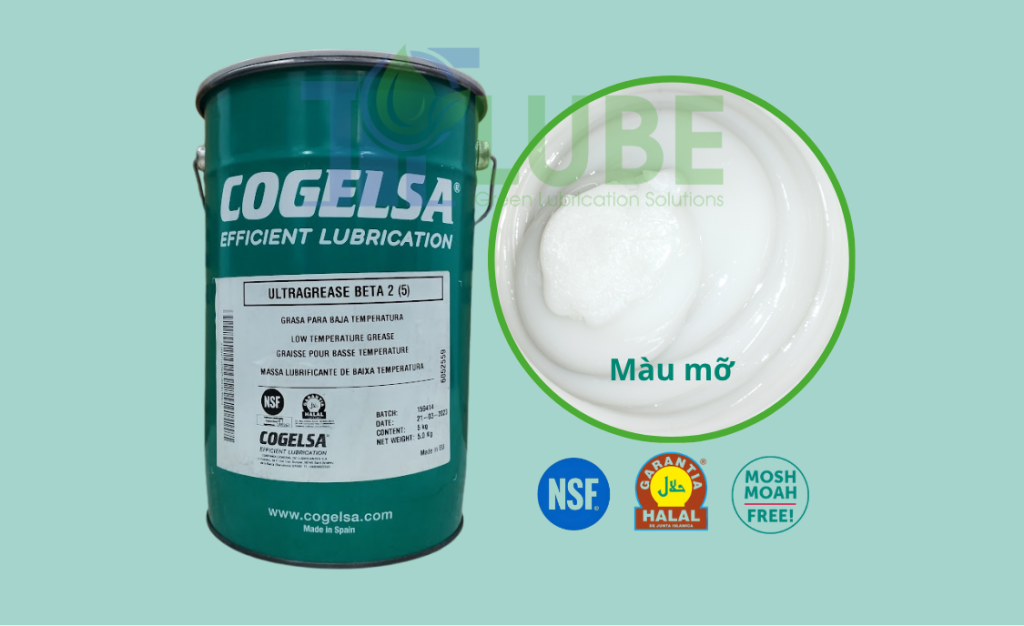 mỡ kho lạnh Cogelsa Ultragrease Beta 2 chính hãng