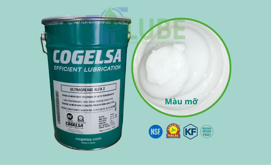 mỡ máy đóng chai Cogelsa ULTRAGREASE ALFA 2 chính hãng