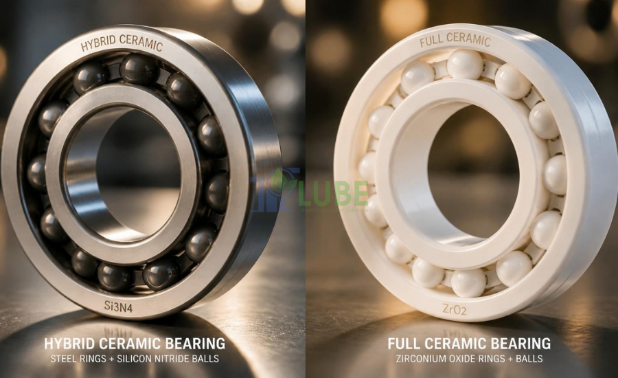 So Sánh Full Ceramic Bearing Và Hybrid Ceramic Bearing